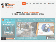 Tablet Screenshot of creativecavepublishers.com